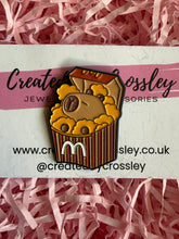 Load image into Gallery viewer, Chicken Nuggets Capybara Pin Badge
