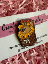 Load image into Gallery viewer, Chicken Nuggets Capybara Pin Badge
