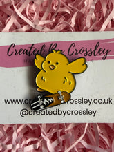 Load image into Gallery viewer, Skateboarding Chick Pin Badge
