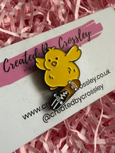 Load image into Gallery viewer, Skateboarding Chick Pin Badge
