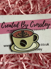 Load image into Gallery viewer, Coffee/Tea Cup Pin Badge
