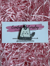 Load image into Gallery viewer, “Party Hard” Cat Pin Badge
