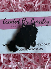 Load image into Gallery viewer, Black Cat Pin Badge
