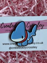 Load image into Gallery viewer, Shark Pin Badge
