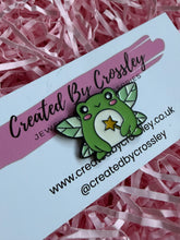 Load image into Gallery viewer, Fairy Frog Pin Badge
