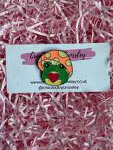 Load image into Gallery viewer, Mushroom Frog Pin Badge
