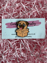 Load image into Gallery viewer, Box Pug Dog Pin Badge

