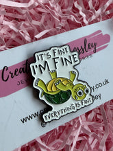 Load image into Gallery viewer, Fine Tortoise Pin Badge
