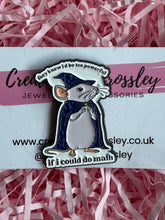 Load image into Gallery viewer, Math Wizard Mouse Pin Badge
