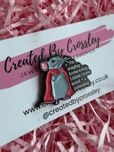 Load image into Gallery viewer, Moody Mouse Pin Badge
