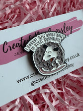Load image into Gallery viewer, Stressed Possum Pin Badge
