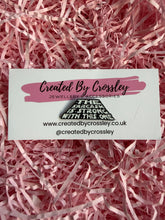 Load image into Gallery viewer, Sarcasm Quote Pin Badge
