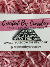 Load image into Gallery viewer, Sarcasm Quote Pin Badge
