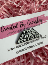 Load image into Gallery viewer, Sarcasm Quote Pin Badge
