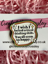Load image into Gallery viewer, Critical Thinking Pin Badge
