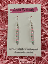 Load image into Gallery viewer, Pastel Beaded Dangle Earrings
