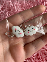 Load image into Gallery viewer, Happy Cloud Clip On Earrings
