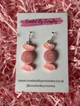 Load image into Gallery viewer, Spiral Sweet Charm Earrings
