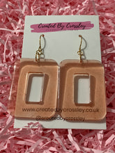 Load image into Gallery viewer, Rectangle Resin Earrings
