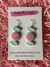 Load image into Gallery viewer, Spiral Sweet Charm Earrings
