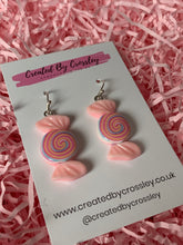 Load image into Gallery viewer, Spiral Sweet Charm Earrings
