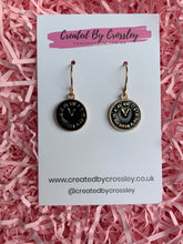 Load image into Gallery viewer, Clock Charm Earrings
