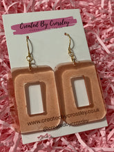 Load image into Gallery viewer, Rectangle Resin Earrings
