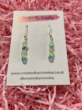 Load image into Gallery viewer, Pastel Beaded Dangle Earrings
