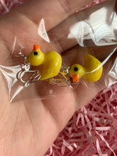 Load image into Gallery viewer, Duck Clip On Earrings
