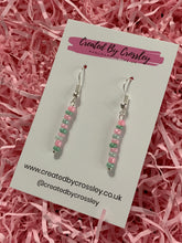 Load image into Gallery viewer, Pastel Beaded Dangle Earrings
