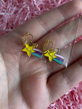 Load image into Gallery viewer, Shooting Star Clip On Earrings
