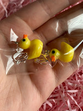 Load image into Gallery viewer, Duck Clip On Earrings
