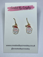 Load image into Gallery viewer, Santa Charm Earrings
