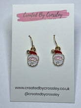 Load image into Gallery viewer, Santa Charm Earrings
