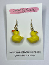 Load image into Gallery viewer, Yellow Duck Earrings
