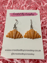 Load image into Gallery viewer, Croissant Charm Earrings
