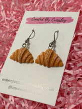 Load image into Gallery viewer, Croissant Charm Earrings
