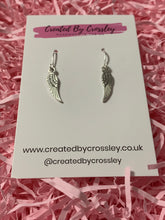 Load image into Gallery viewer, Angel Wing Charm Earrings
