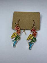 Load image into Gallery viewer, Happy Charm Earrings
