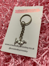 Load image into Gallery viewer, Dachshund Charm Keyring
