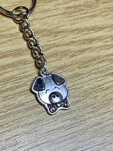 Load image into Gallery viewer, Bowtie Pig Charm Keyring
