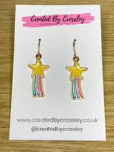 Load image into Gallery viewer, Shooting Star Charm Earrings
