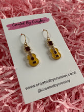 Load image into Gallery viewer, Guitar Charm Earrings
