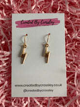 Load image into Gallery viewer, Lightning Bolt Charm Earrings
