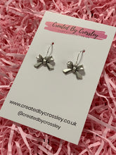 Load image into Gallery viewer, Bow Charm Earrings
