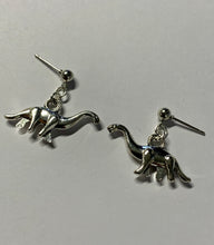 Load image into Gallery viewer, Dinosaur Charm Stud Earrings
