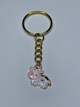 Load image into Gallery viewer, Cute Cow Charm Keyring
