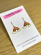 Load image into Gallery viewer, Rainbow Charm Earrings
