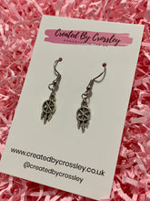 Load image into Gallery viewer, Mini Dreamcatcher Charm Earrings
