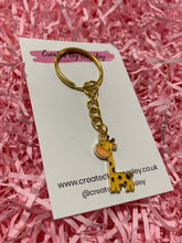 Load image into Gallery viewer, Cute Giraffe Charm Keyring
